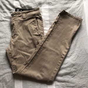 Tan Slim Straight RSQ Chinos